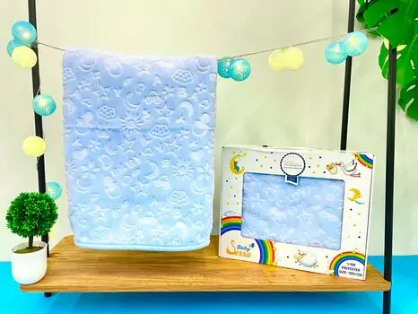 NIL KIDS TEKSTIL ჩვილის პლედი Blue Star