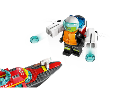 Lego City 60373 Fire Rescue Boat, 6 image