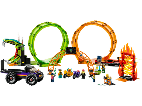 LEGO City 60339 Double Loop Stunt Arena, 3 image