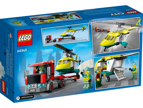 LEGO City 60343 Rescue Helicopter Transport, 8 image