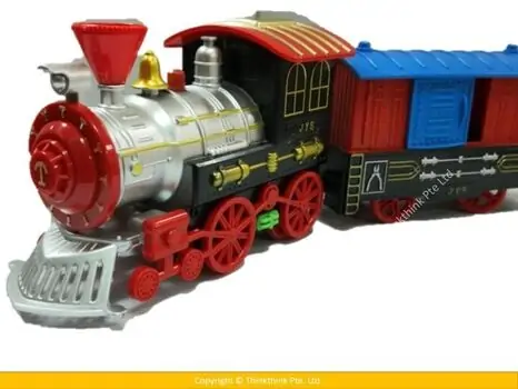 Sound and Light Train Set 15 Pieces 866A-3 მატარებლის ნაკრები, 4 image
