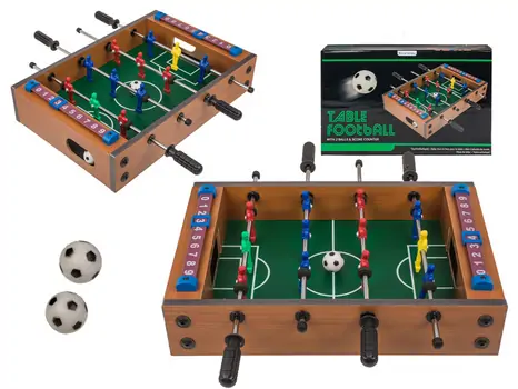 Wooden tabletop football Kicker სათამაშო მაგიდის ფეხბურთი