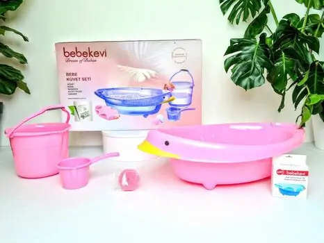 Bebekevi Dream Of Babies Bathtub set 934 სააბაზანოს კომპლექტი, 2 image