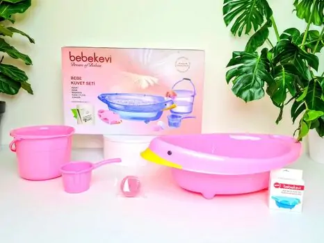 Bebekevi Dream Of Babies Bathtub set 934 სააბაზანოს კომპლექტი