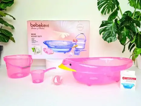 Bebekevi Dream Of Babies Bathtub set 933 სააბაზანოს კომპლექტი