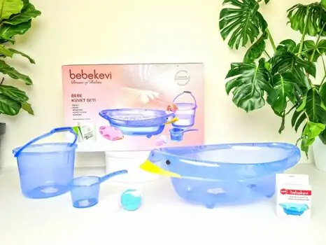 Bebekevi Dream Of Babies Bathtub set 933 სააბაზანოს კომპლექტი, 2 image