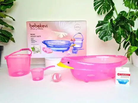 Bebekevi Dream Of Babies Bathtub set 933 სააბაზანოს კომპლექტი, 2 image