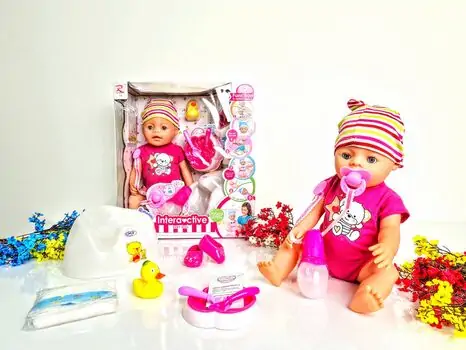 Moni Toys Doll 8196 სათამაშო თოჯინა აქსესუარებით