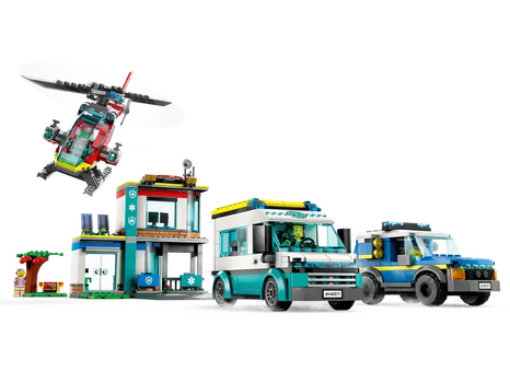 Lego City 60371 Emergency Vehicles HQ, 3 image