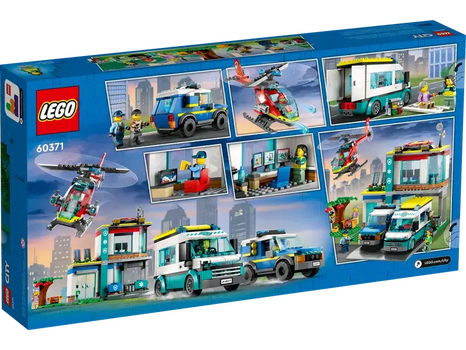 Lego City 60371 Emergency Vehicles HQ, 11 image