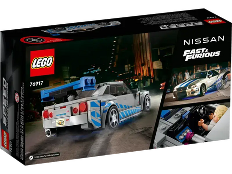 Lego Speed Champions 76917 2 Fast 2 Furious Nissan Skyline GT-R (R34), 8 image
