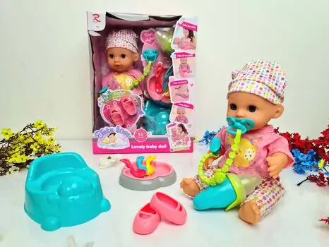 Moni Toys Doll 8653 სათამაშო თოჯინა აქსესუარებით