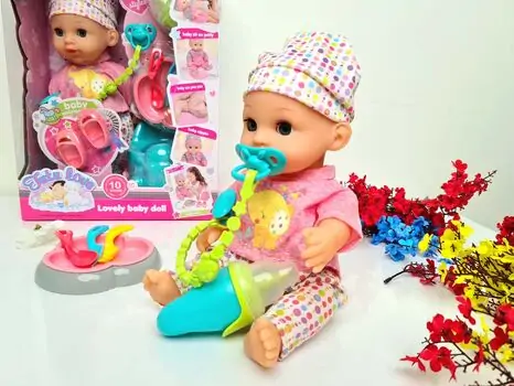 Moni Toys Doll 8653 სათამაშო თოჯინა აქსესუარებით, 2 image