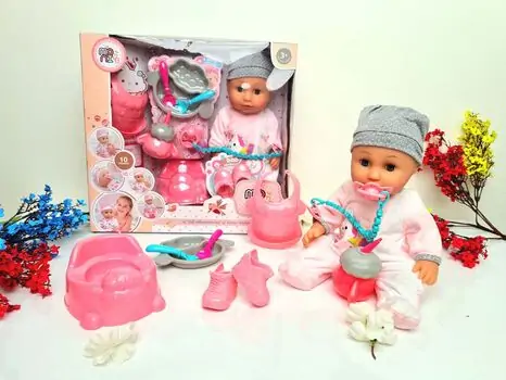 Moni Toys Doll 9592 სათამაშო თოჯინა აქსესუარებით