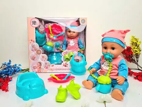 Moni Toys Doll 9591 სათამაშო თოჯინა აქსესუარებით