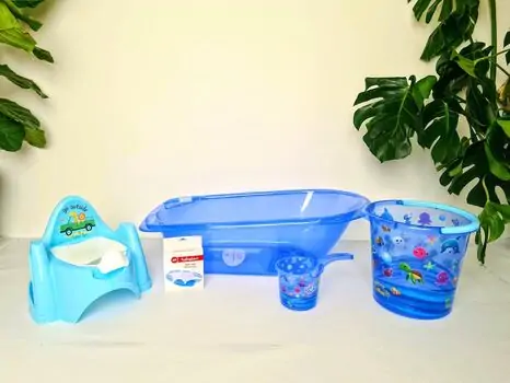 Bebekevi Bathtub set Blue სააბაზანოს კომპლექტი, 3 image