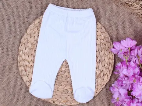 Bobix Newborn Baby Pants White ჩვილის შარვალი, 3 image