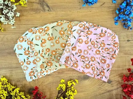 Bobix Baby Hats With Flower Print ახალშობილის ქუდი, 2 image