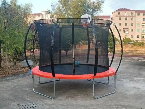 METAL & PLASTIC TRAMPOLINE 366cm 12FT ბატუტი