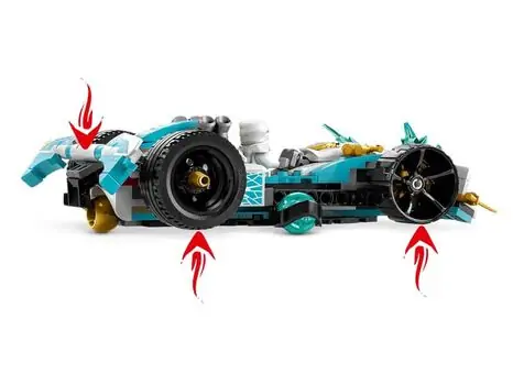 Lego Ninjago 71791 Zane’s Dragon Power Spinjitzu Race Car, 6 image