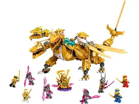 Lego Ninjago 71774 Lloyd’s Golden Ultra Dragon, 3 image
