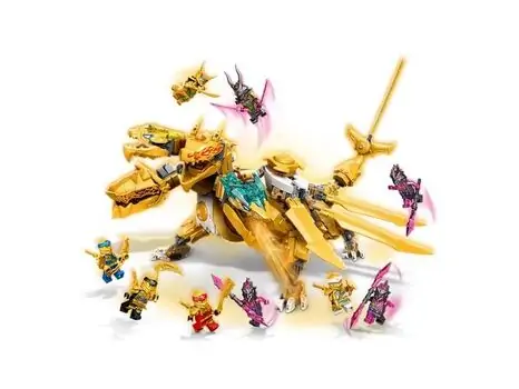 Lego Ninjago 71774 Lloyd’s Golden Ultra Dragon, 4 image