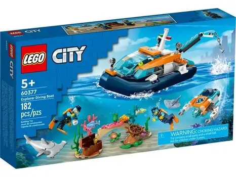 Lego City 60377 Explorer Diving Boat, 2 image