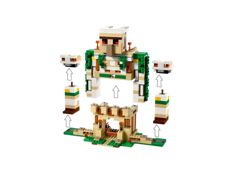 Lego Minecraft 21250 The Iron Golem Fortress, 5 image