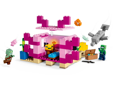 Lego Minecraft 21247 The Axolotl House, 3 image