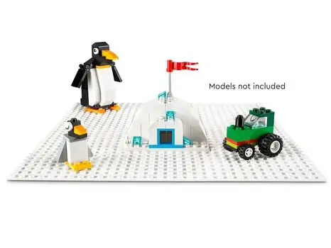Lego Classic 11026 White Baseplate, 4 image