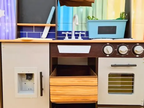 Moni Wooden kitchen Toskana - ხის სათამაშო სამზარეულო, 3 image