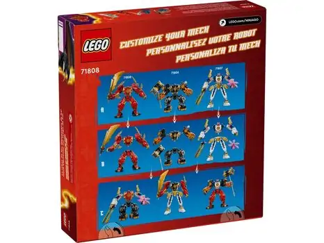 Lego Ninja 71808 Kai's Elemental Fire Mech, 4 image