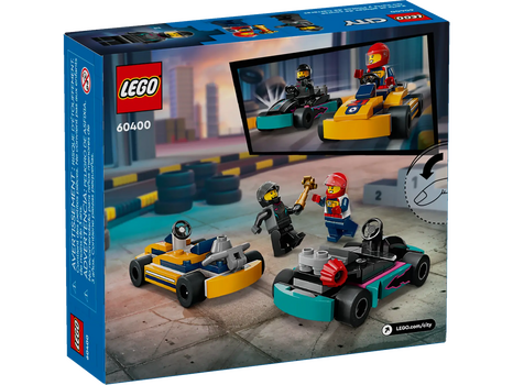 Lego City 60400 Go-Karts and Race Drivers, 5 image