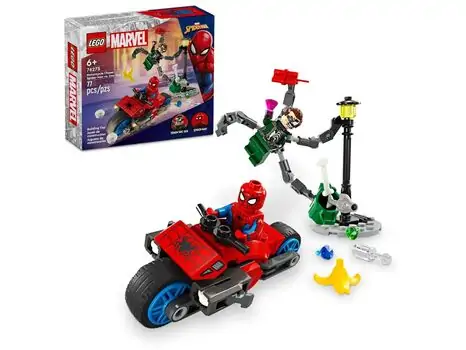 Lego Super Heroes 76275 Motorcycle Chase: Spider-Man vs. Doc Ock
