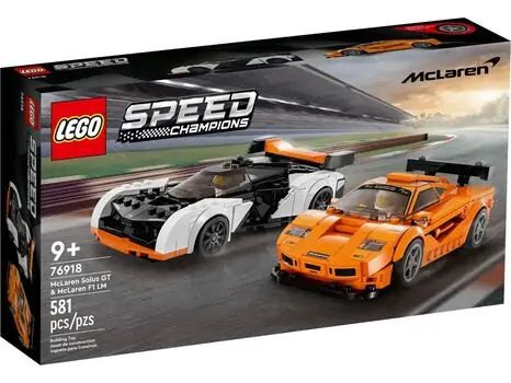 Lego Speed Champions 76918 McLaren Solus GT & McLaren F1 LM, 2 image