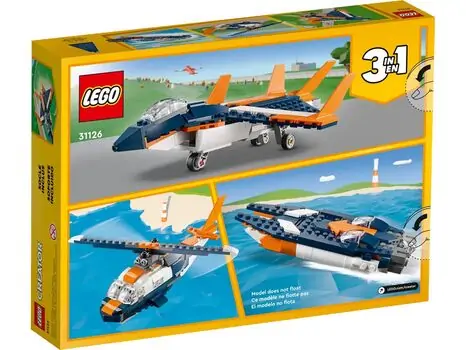 Lego Creator 31126 Supersonic-jet, 10 image