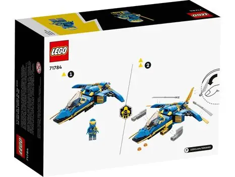 Lego Ninja 71784 Jay’s Lightning Jet EVO, 6 image