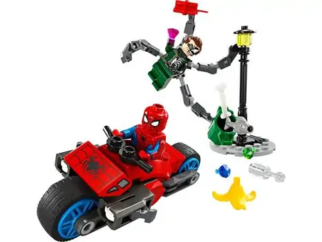 Lego Super Heroes 76275 Motorcycle Chase: Spider-Man vs. Doc Ock, 2 image