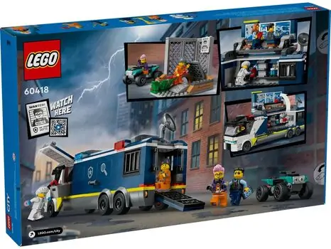 Lego City 60418 Police Mobile Crime Lab Truck, 7 image