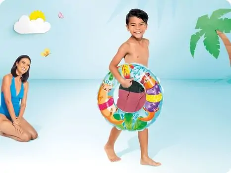 Intex 59242 Inflatable swimming ring გასაბერი რგოლი, 6 image