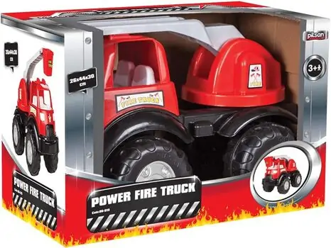 Pilsan 06 519 Power Fire Truck - სათამაშო სახანძრო მანქანა