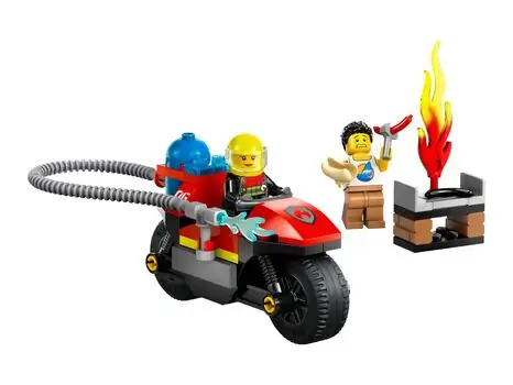 Lego City 60410 Fire Rescue Motorcycle, 2 image