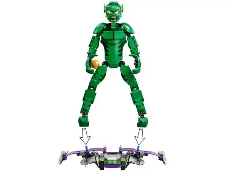 Lego Marvel 76284 Green Goblin Construction Figure, 4 image