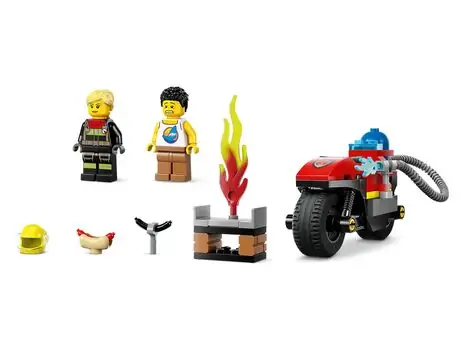 Lego City 60410 Fire Rescue Motorcycle, 3 image