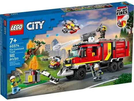 Lego City 60374 Fire Command Truck, 2 image