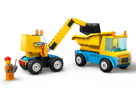 Lego City 60391 Construction Trucks and Wrecking Ball Crane, 4 image