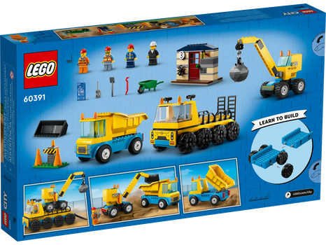 Lego City 60391 Construction Trucks and Wrecking Ball Crane, 7 image