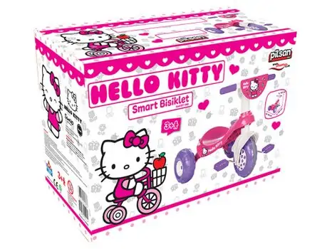 Pilsan 07 168 Hello Kitty Smart Bike - საბავშვო სამ თვლიანი ველოსიპედი, 2 image