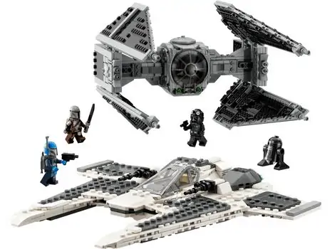 Lego Star Wars 75348 Mandalorian Fang Fighter vs. TIE Interceptor™, 3 image