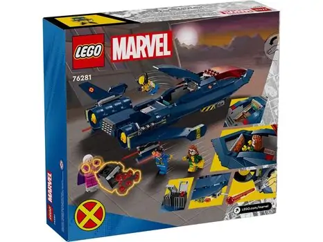 Lego Super Heroes 76281 X-Men X-Jet, 8 image